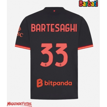 AC Milan Davide Bartesaghi #33 Tricou Fotbal Replică 2026-27 Barbati Treilea